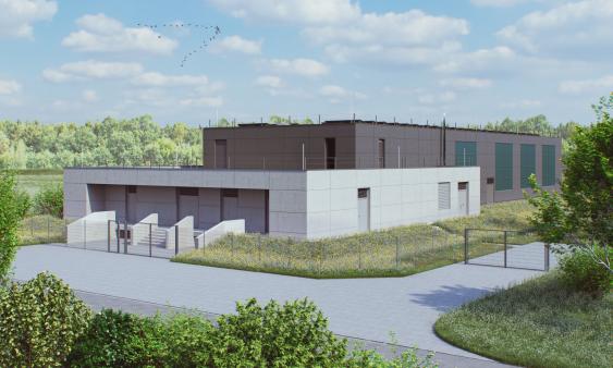 Visualisierung Wasserwerk Süd